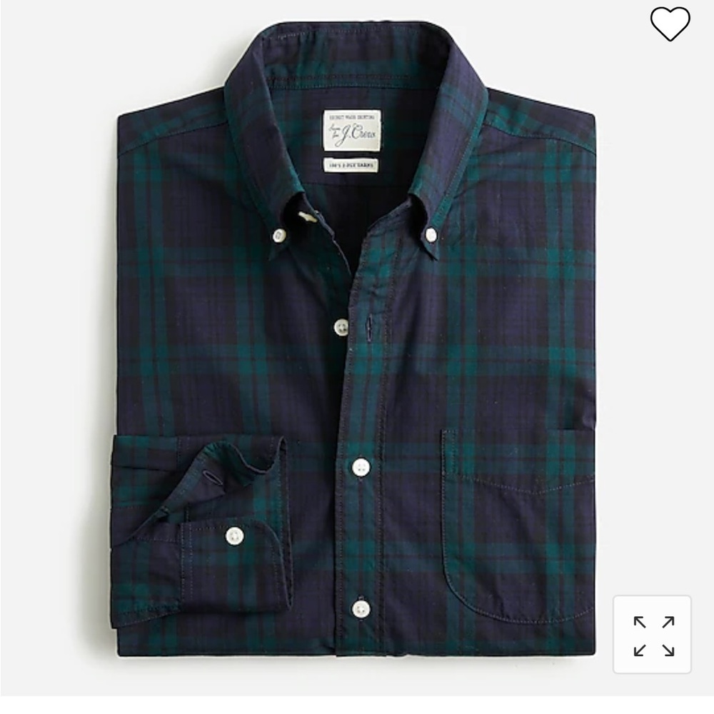 NWOT J Crew secret wash slim shirt